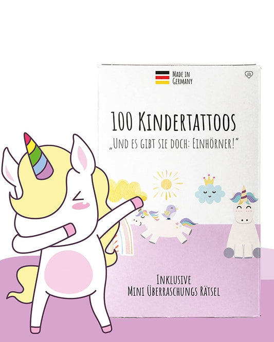 100 Kindertattoos "Und es gibt sie doch: Einhörner!" Kindertattoos lilaliebtdich 